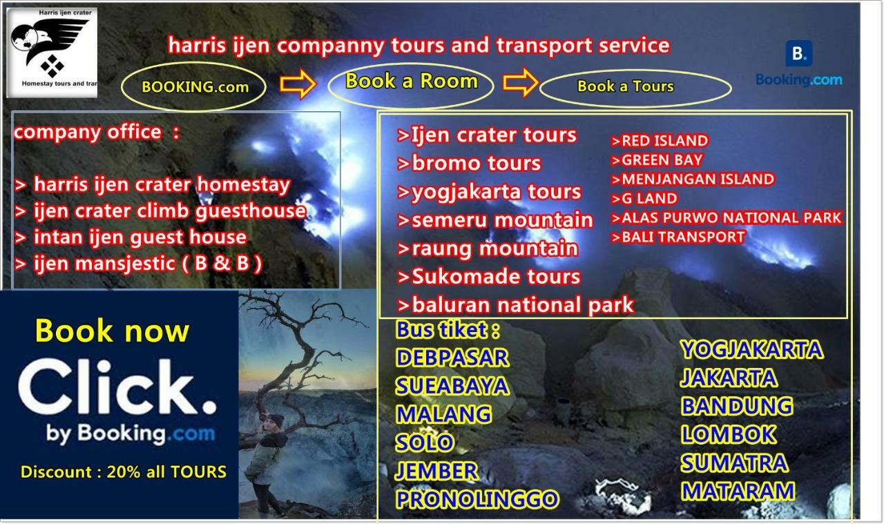 Ijen Mansjestic B&B Tamansuruh Екстер'єр фото